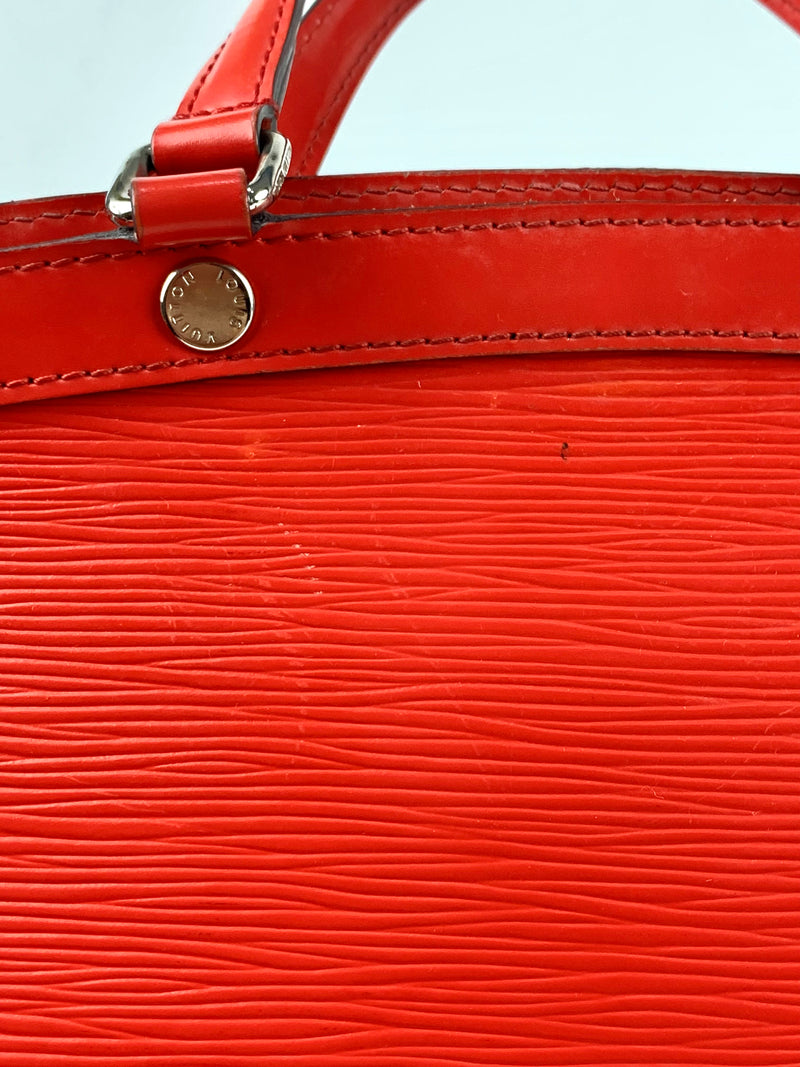 Epi Leather Brea Red MM Bag