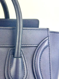 Nano Luggage Navy Smooth Calfskin
