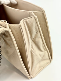 Balenciaga Crush Chain Shoulder Bag Beige