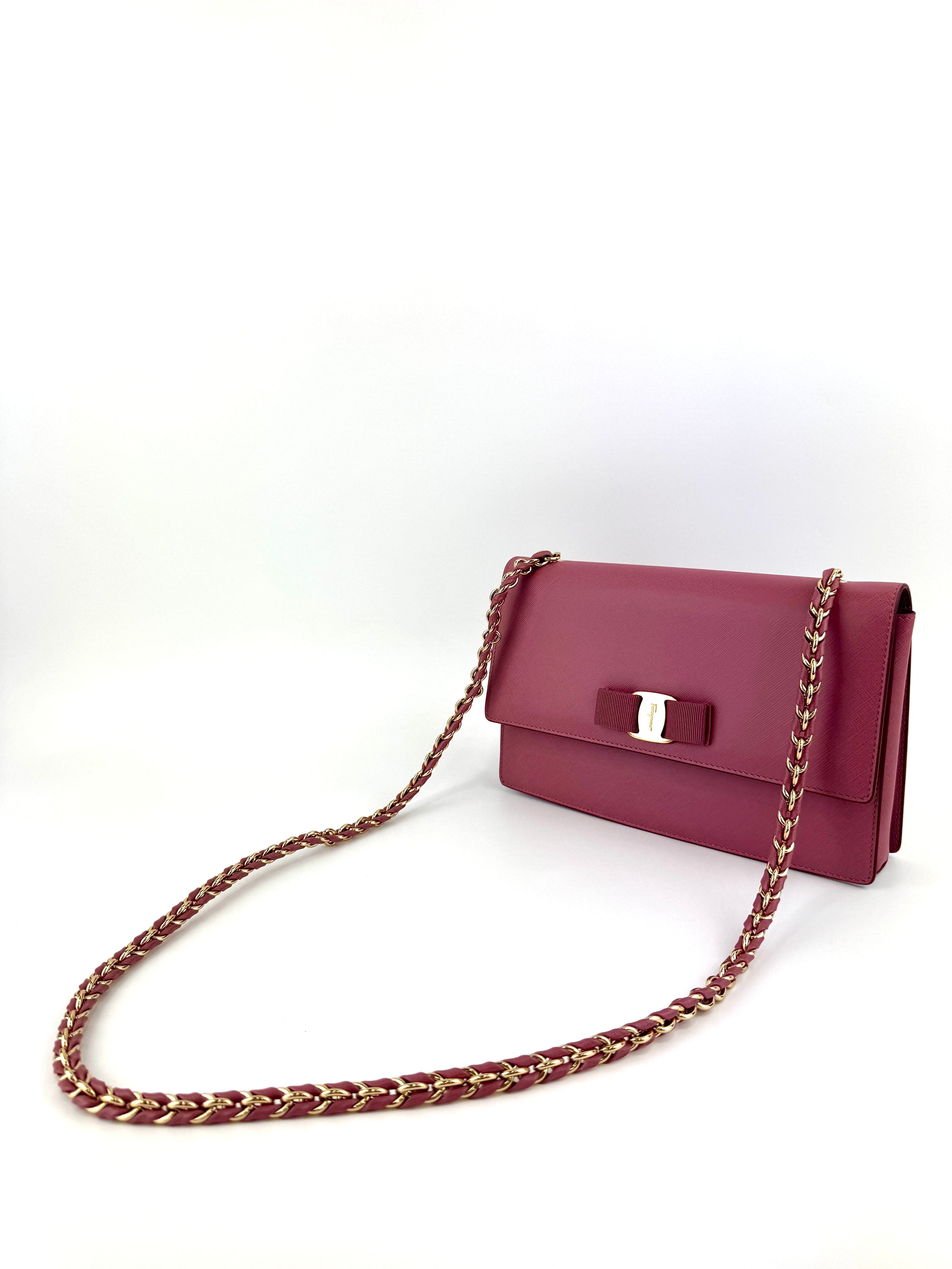 Ginny Vara Flap Crossbody Griotte Pin - Glampot