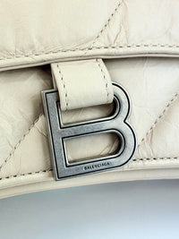 Balenciaga Crush Chain Shoulder Bag Beige