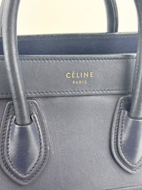 Nano Luggage Navy Smooth Calfskin