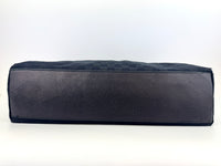 131233 GG Black Canvas Web Shopping Tote