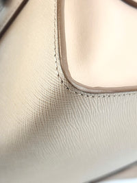 1BA046 Saffiano City Calf Esplanade Beige Medium Tote - Glampot