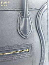 Nano Luggage Navy Smooth Calfskin