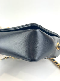 AS1895 Fashion Therapy Flap Medium Black Calfskin