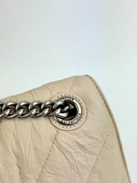 Balenciaga Crush Chain Shoulder Bag Beige