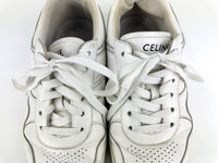 Trainer Low Lace-Up Sneaker In Calfskin Optic White Size 37