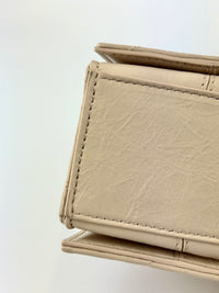 Balenciaga Crush Chain Shoulder Bag Beige