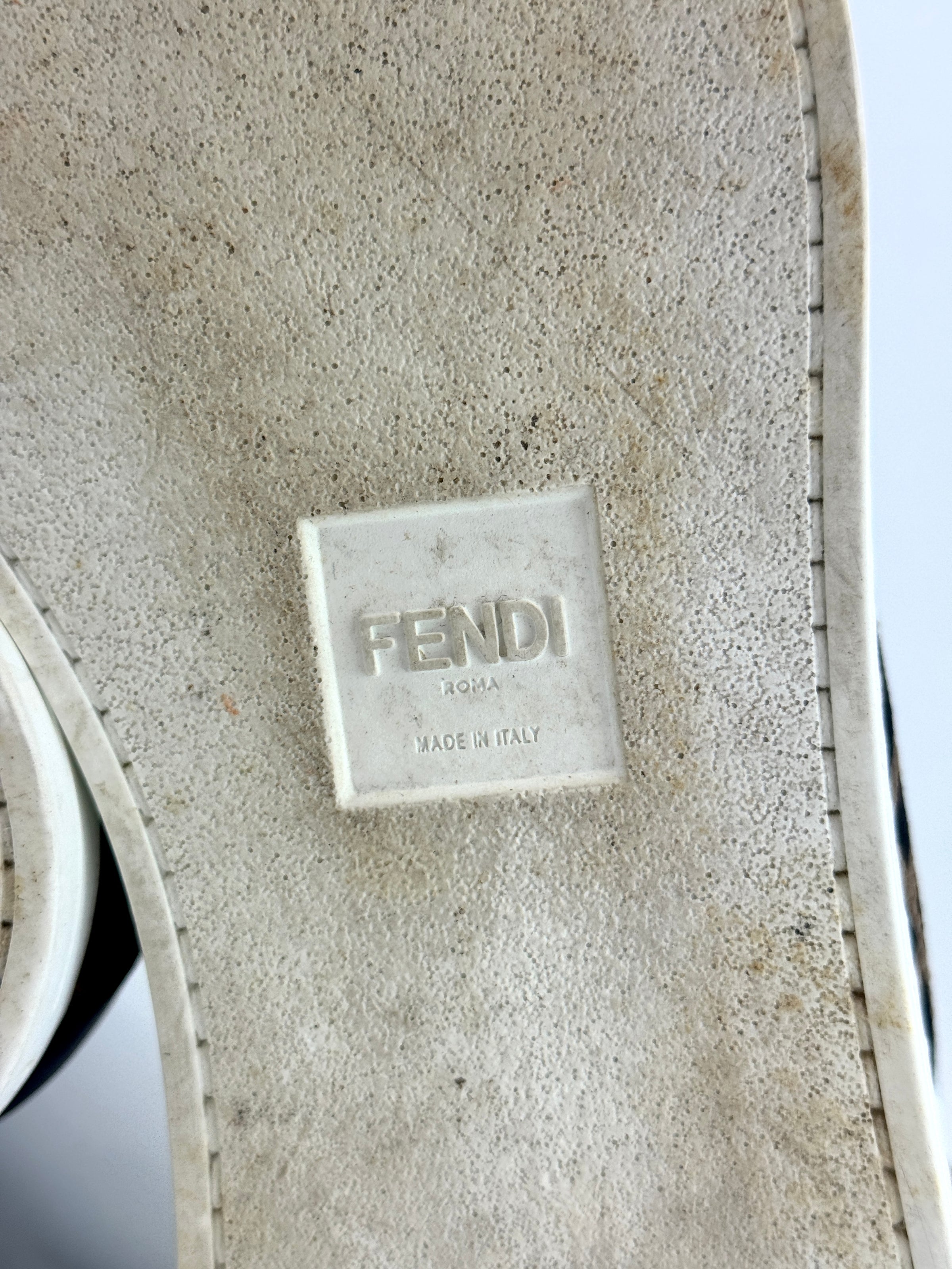 7E1258 FF Motif Lace Up Low 'Almond Black' Techno Fabric Size US 9