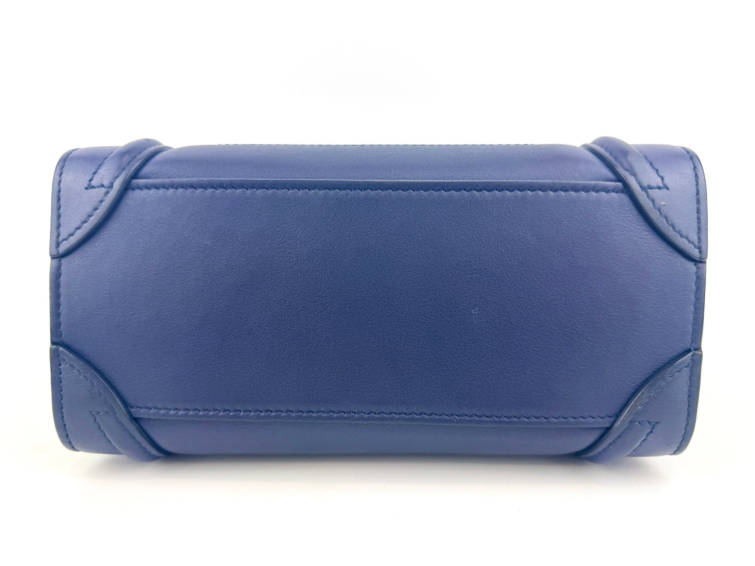 Nano Luggage Navy Smooth Calfskin