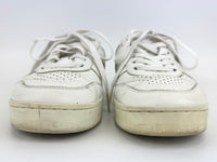 Trainer Low Lace-Up Sneaker In Calfskin Optic White Size 37