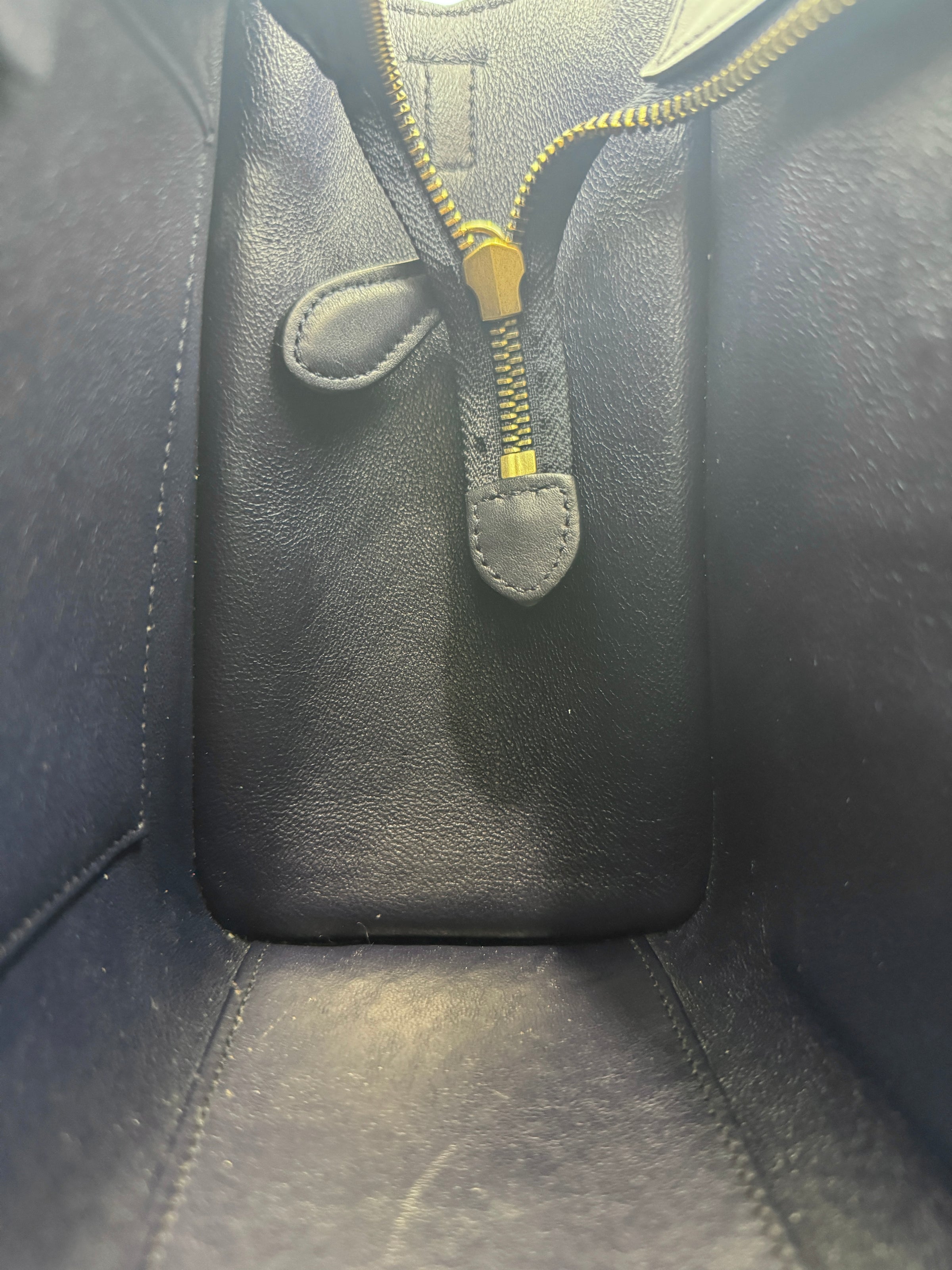 Nano Luggage Navy Smooth Calfskin