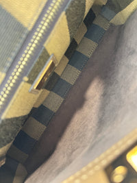 Medium Peekaboo Tobacco Print Interior Brown
