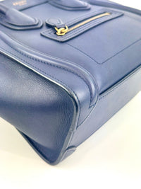 Nano Luggage Navy Smooth Calfskin