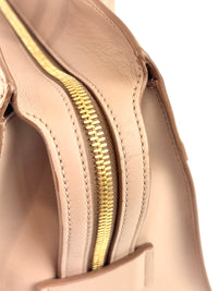 1BA046 Saffiano City Calf Esplanade Beige Medium Tote - Glampot