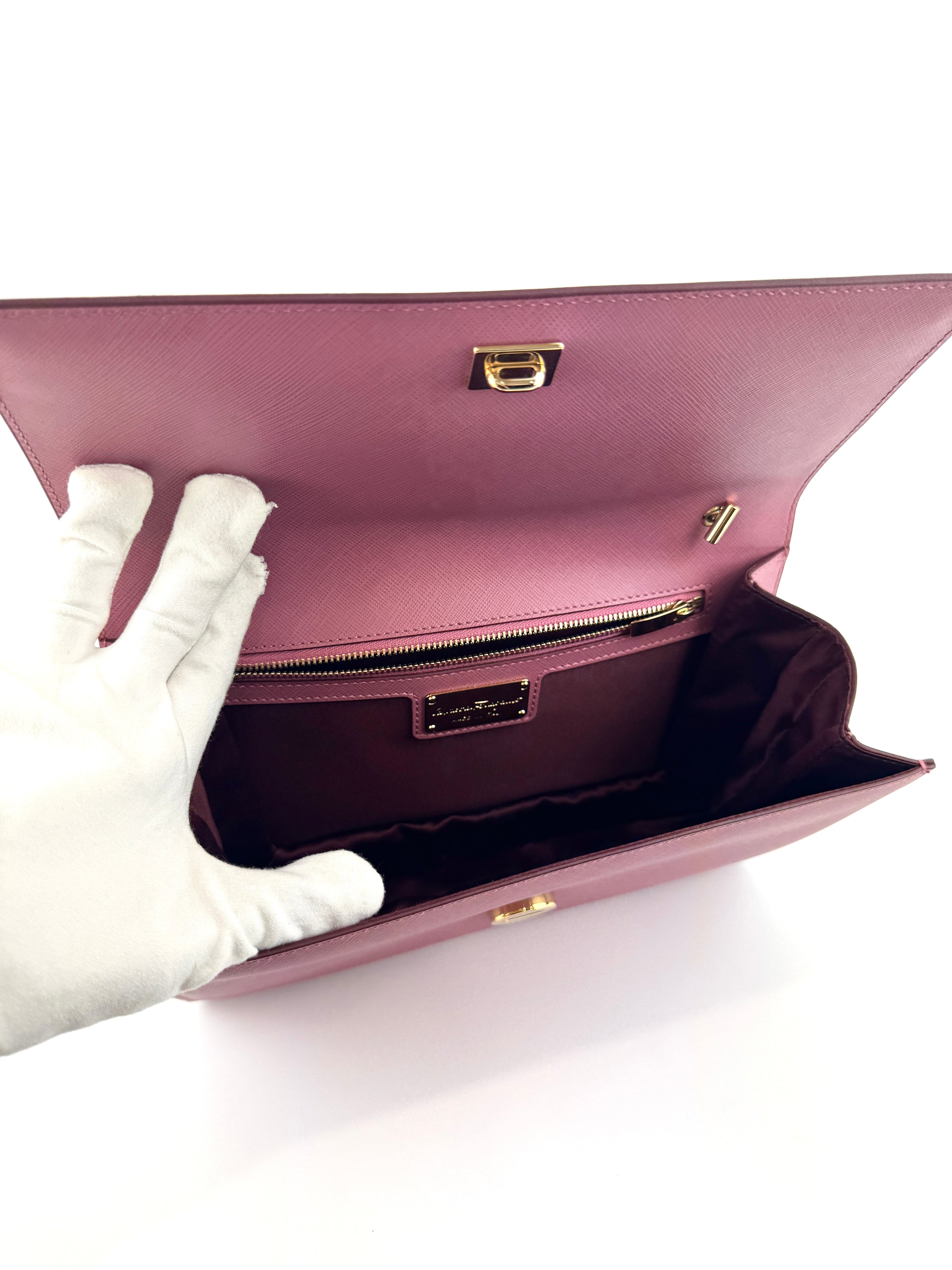 Ginny Vara Flap Crossbody Griotte Pin - Glampot