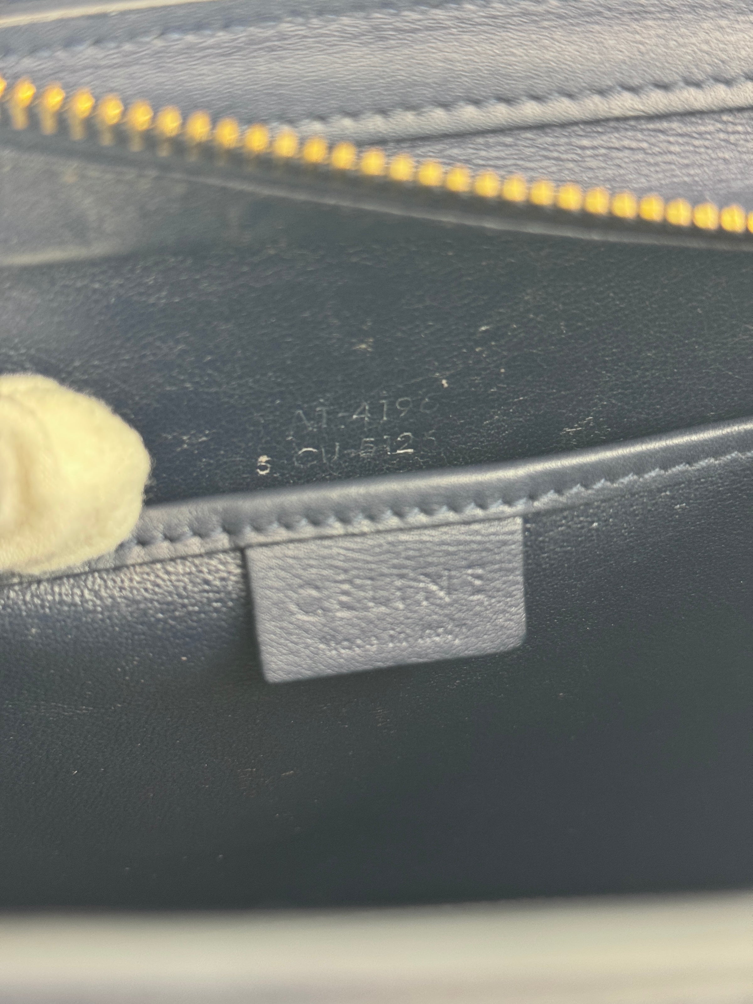 Nano Luggage Navy Smooth Calfskin