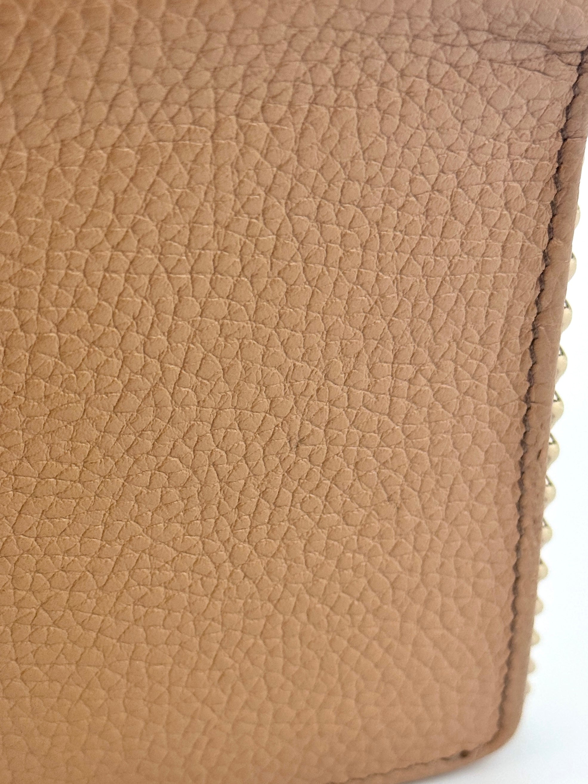 Soho Wallet On Chain in Beige - Glampot