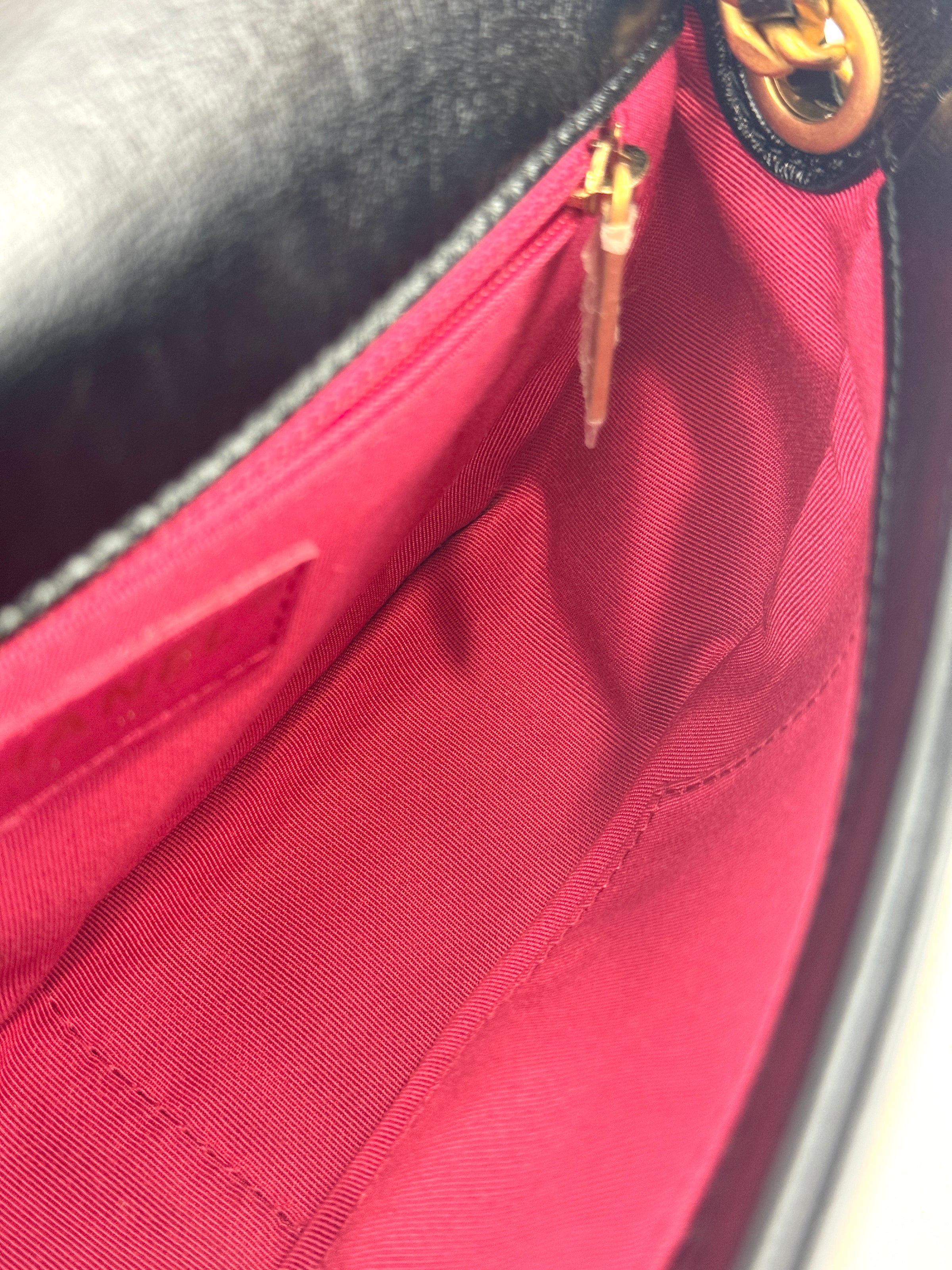 AS1895 Fashion Therapy Flap Medium Black Calfskin