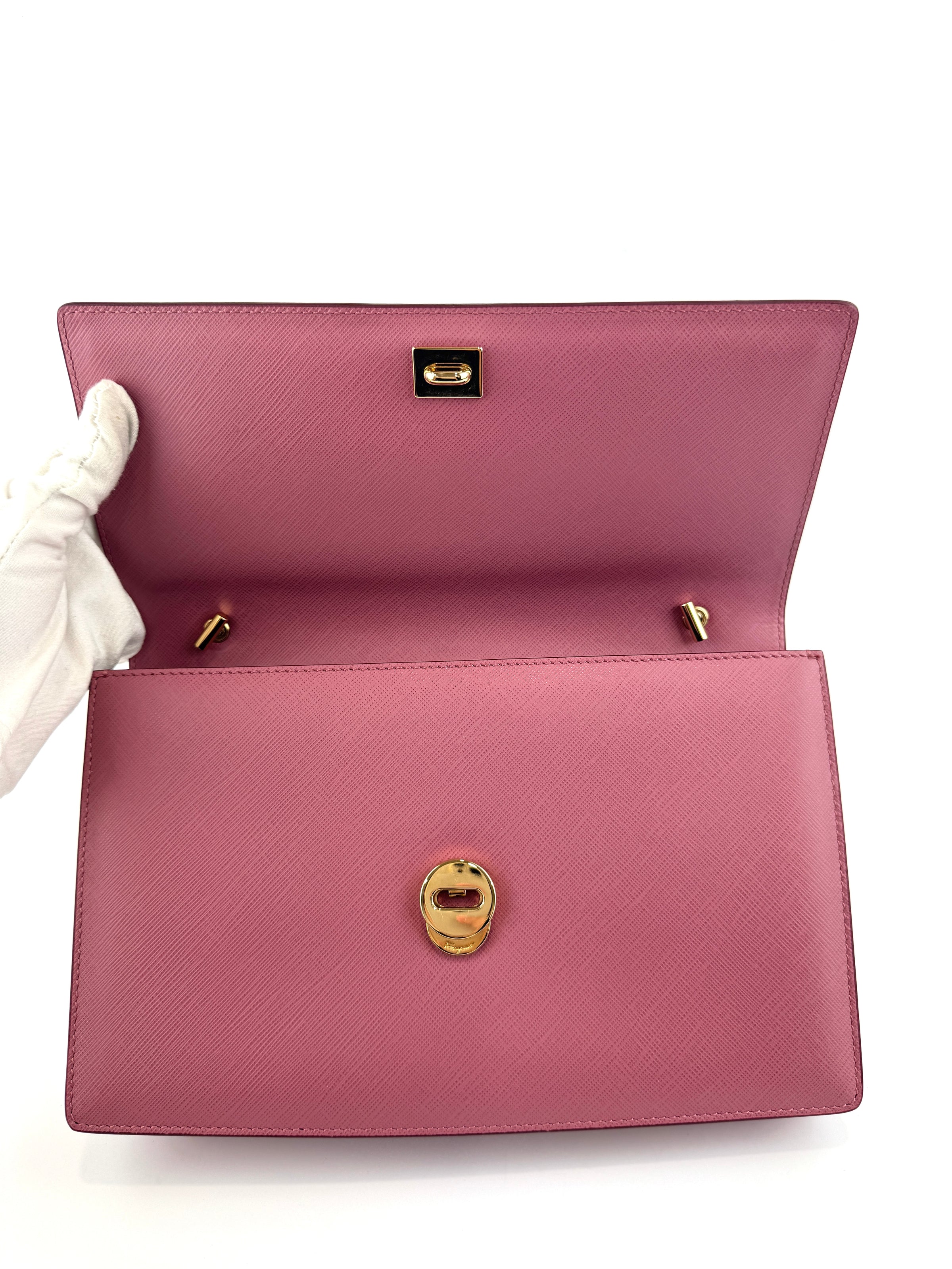 Ginny Vara Flap Crossbody Griotte Pin - Glampot