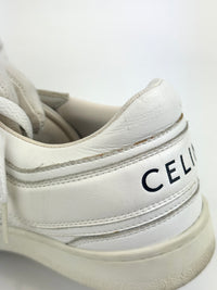 Trainer Low Lace-Up Sneaker In Calfskin Optic White Size 37