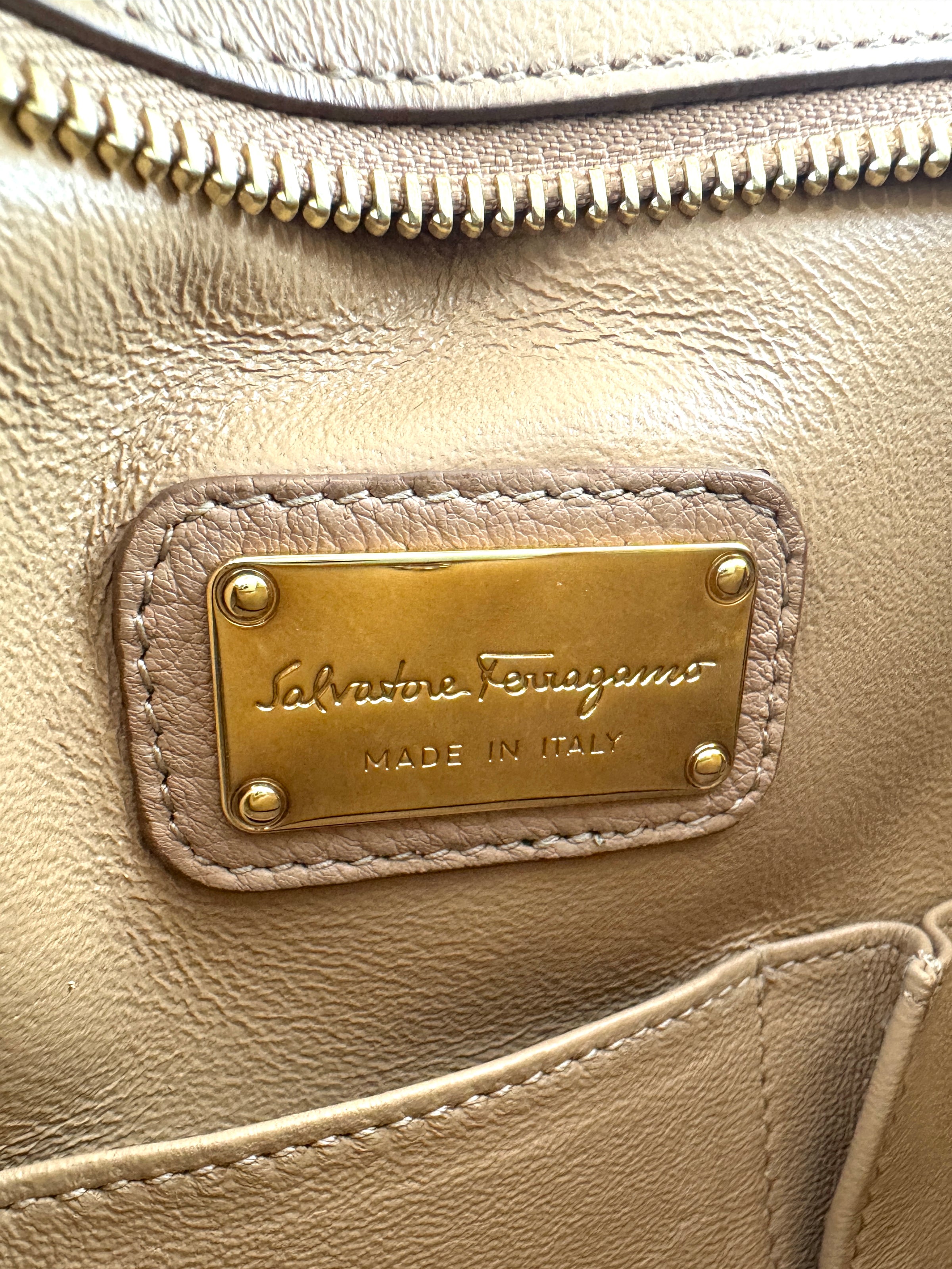 Medium Sofia Tote Sable/Biscotto - Glampot