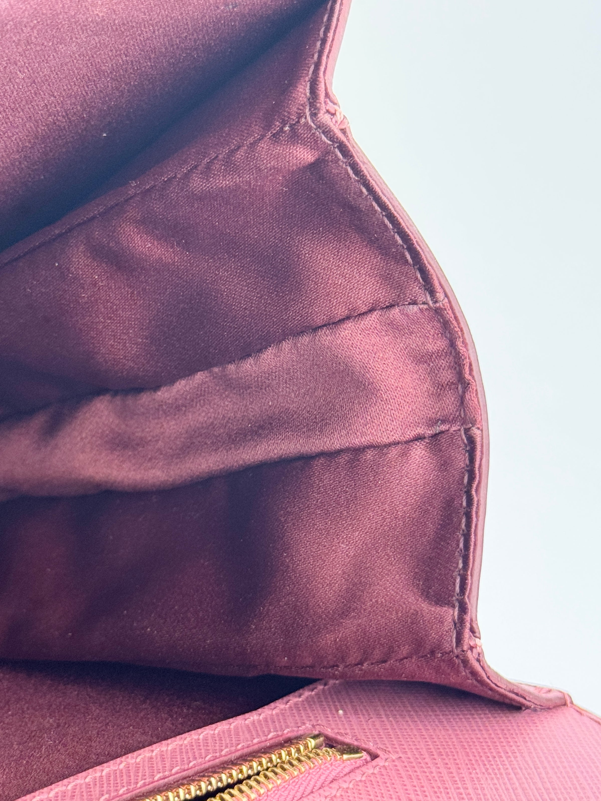 Ginny Vara Flap Crossbody Griotte Pin - Glampot