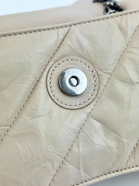 Balenciaga Crush Chain Shoulder Bag Beige