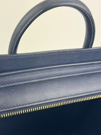 Nano Luggage Navy Smooth Calfskin