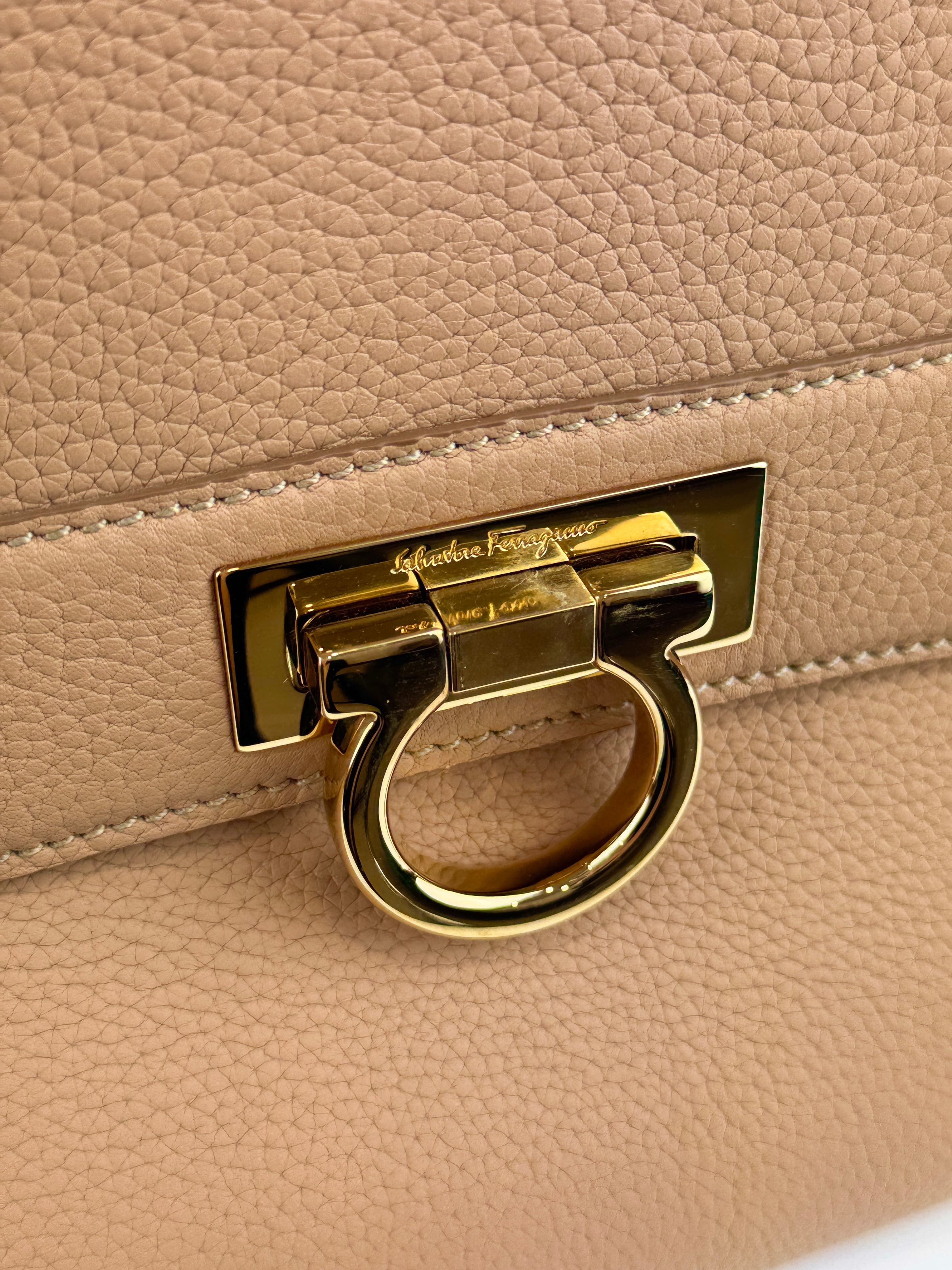 Medium Sofia Tote Sable/Biscotto - Glampot