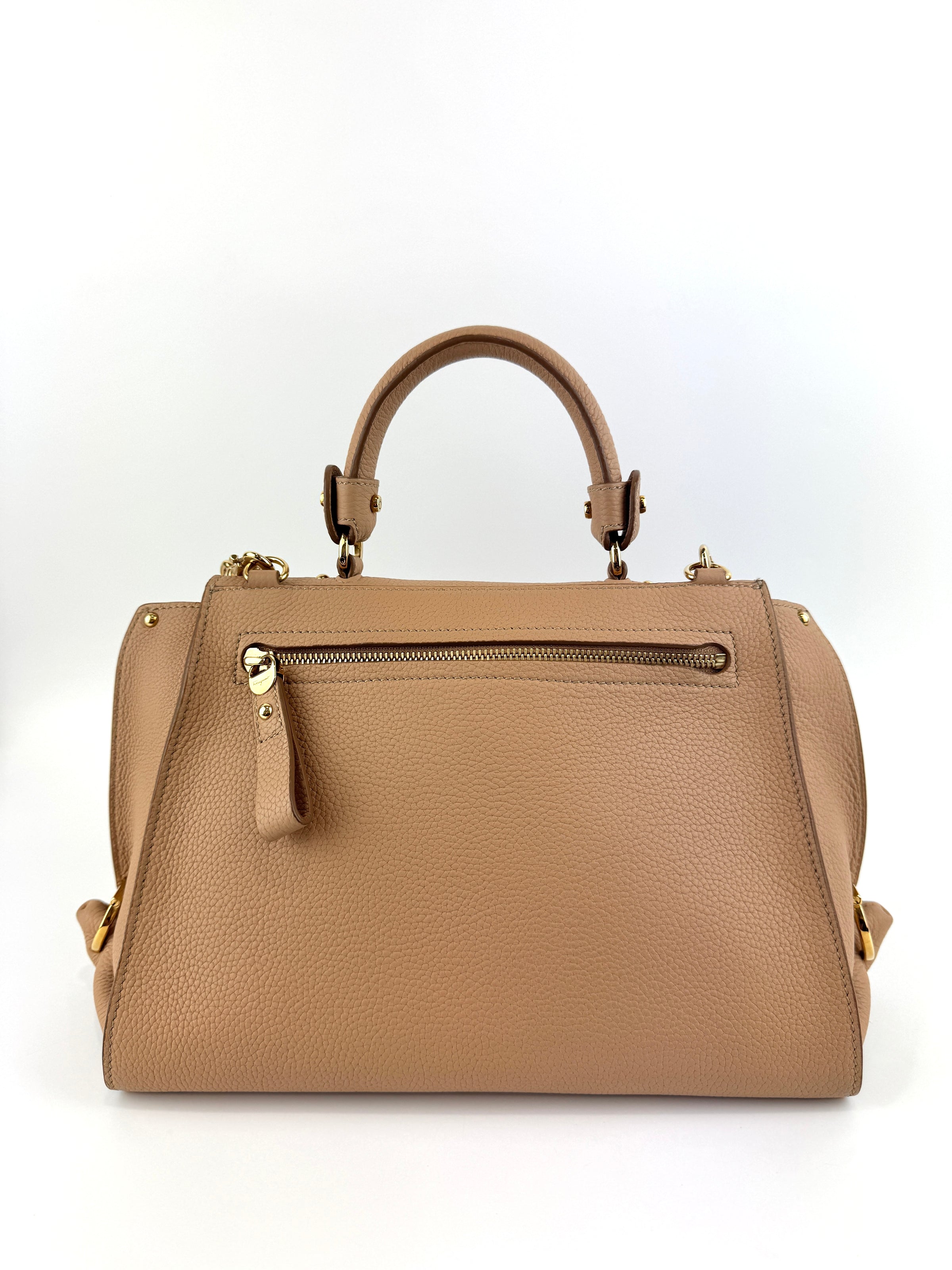 Medium Sofia Tote Sable/Biscotto - Glampot