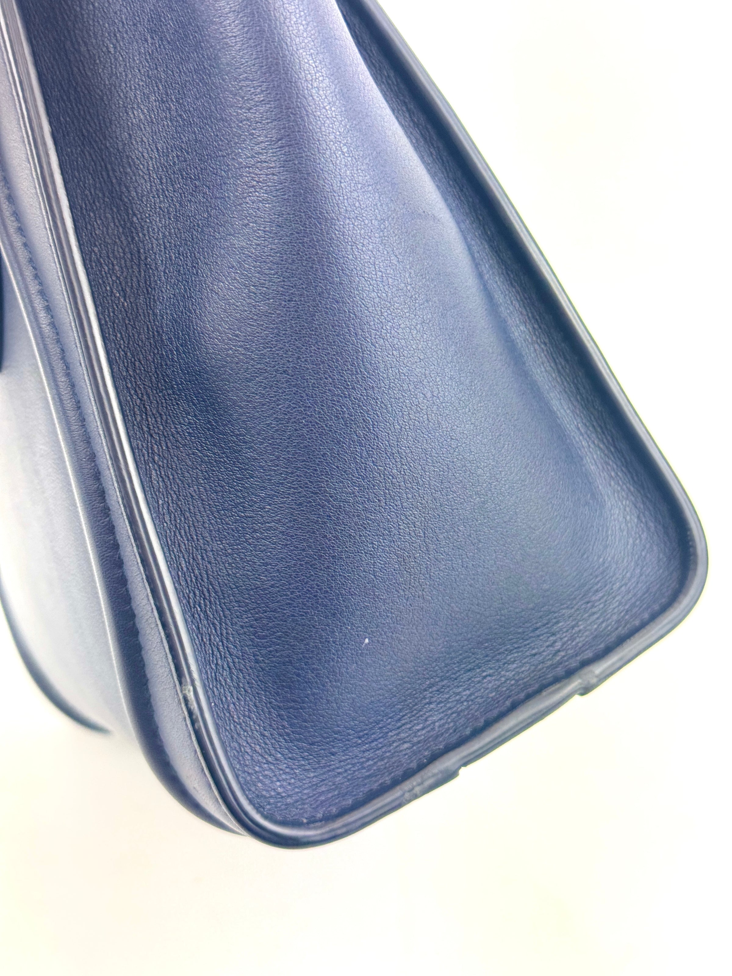Nano Luggage Navy Smooth Calfskin