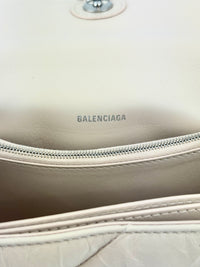Balenciaga Crush Chain Shoulder Bag Beige