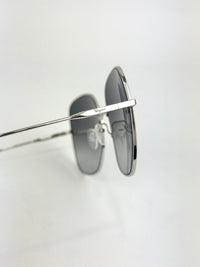 SF 300S 041 Womens Square Rim Sunglasses Silver 59mm - Glampot
