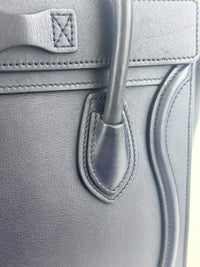 Nano Luggage Navy Smooth Calfskin