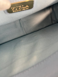 Light Blue S Metropolis Top Handle with Bandeau