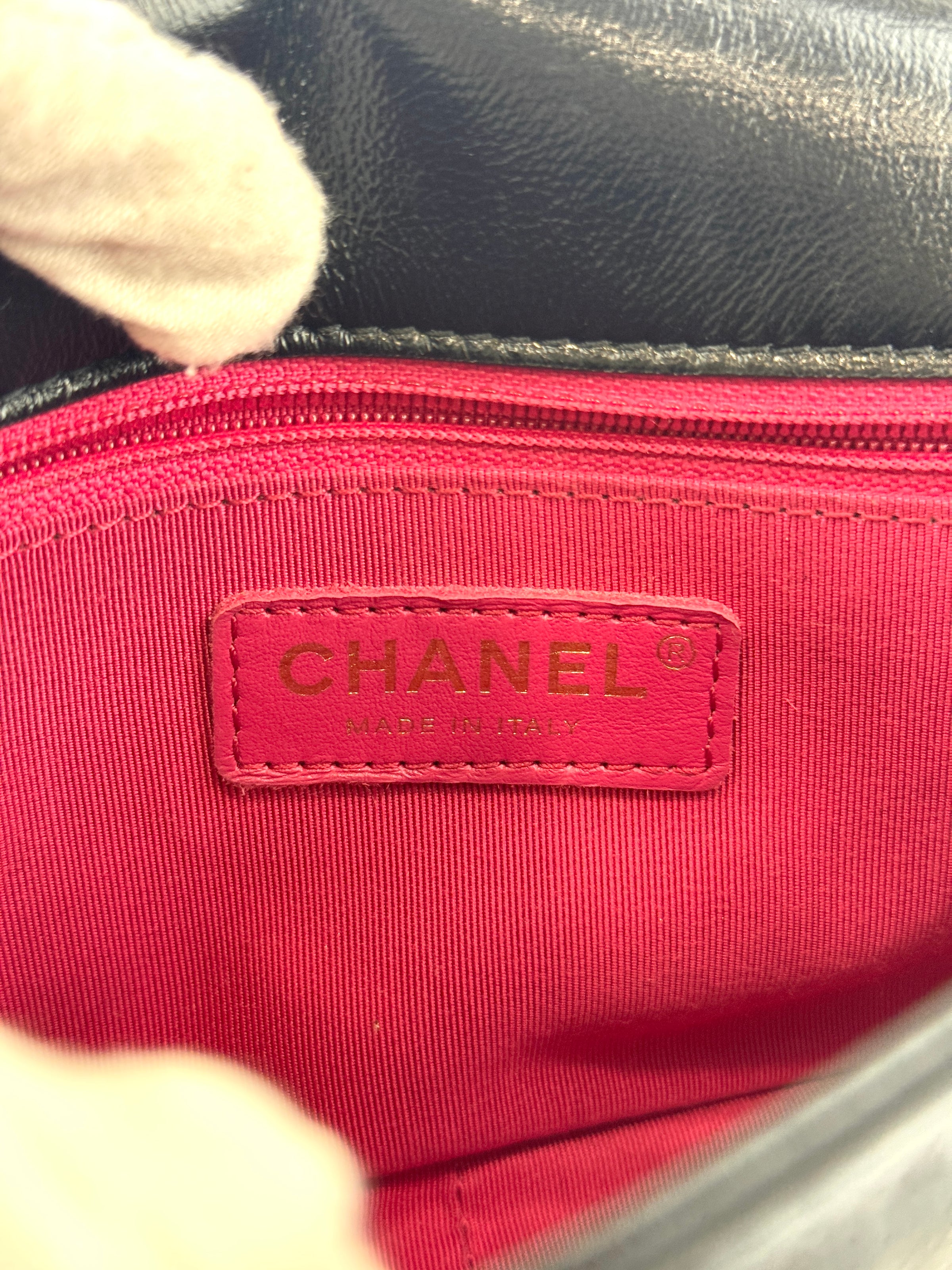 AS1895 Fashion Therapy Flap Medium Black Calfskin