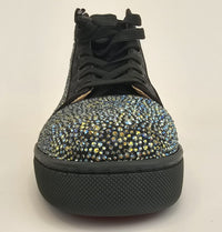 Louis Orlato Flat Veau Strass High Top Sneakers