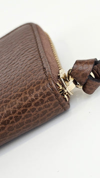 Brown Leather Swing Coin Case