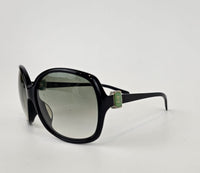 Green Embellishment 58-16-135 2N Oversized CC Logo Sunglasses