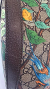 Convertible Duffle Bag Tian Print GG Coated Canvas Medium Brown