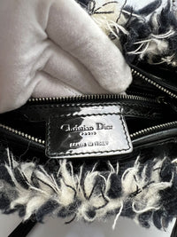 Cannage Tweed Wool Medium Lady Dior SHW