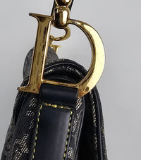 Vintage Navy Trotter Saddle Bag
