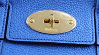 Small Blue Calfskin Bayswater Shoulder Bag