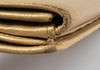 Leather Coco Mark Bi-fold Snap Long Wallet Beige