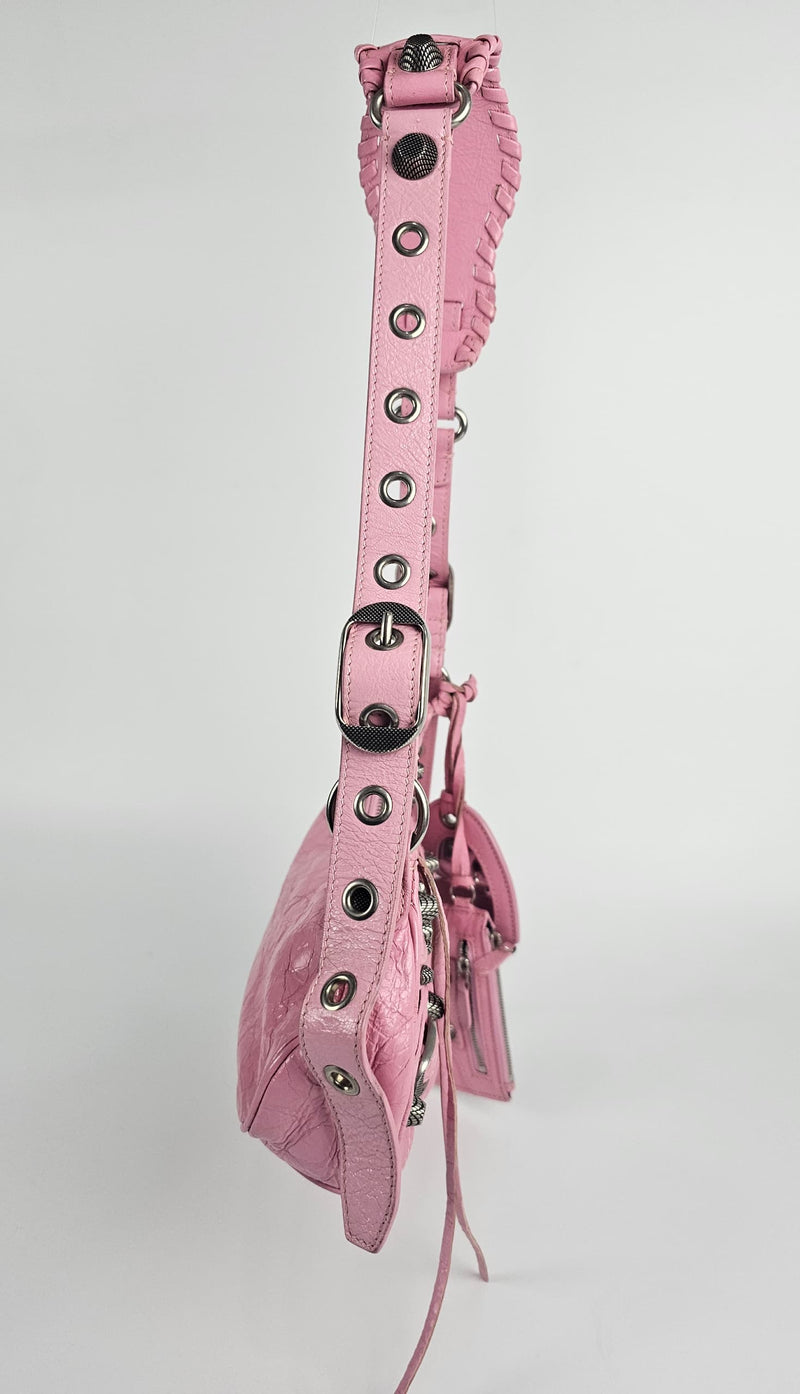 Le Cagole XS in Pink Arena Lambskin