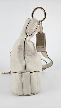 F72808 Amber Duffle Bag in Off-White