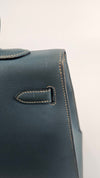 Kelly 35 Sellier Blue Jean Courchevel Leather PHW