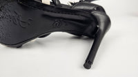 Leather Tahlia Black / White Sandals